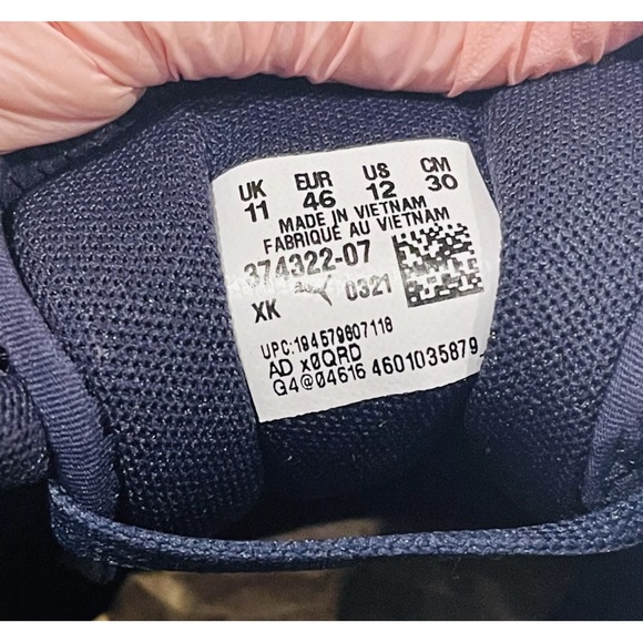 Size 12 - PUMA Pacer Net Cage Navy - Picture 8 of 10